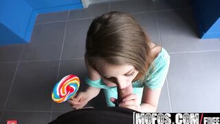 Mofos - I Know That chick - Russian Hottie Licks Lollipop starring Elena Koshka