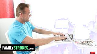 FamilyStrokes - Curvy Vixen Brittany Shae Getting Her Long Phat