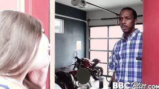 Bigtitty babe Alex Chance hammered by BBC after car trouble