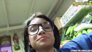 CarneDelMercado - Barely Legal Latina Marly Romero Bombshell Fun With Dad