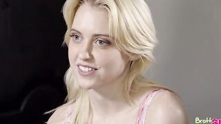 Chloe Cherry and Sophia Lux teamed up to seduce their stepdad Charles Dera for Father's Day. Chloe starts the party