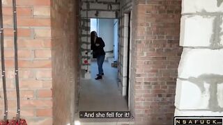 Weird Worker Girl didnt know what she was Signed up to