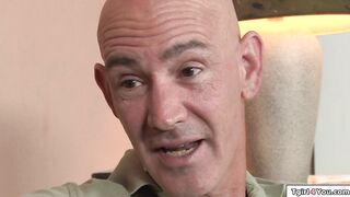 Trans babysitter Jane Marie anal fucked
