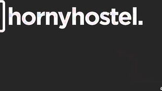 LUSTY HOSTEL - Barely Legal Blonde Fucks Stranger In The Restroom