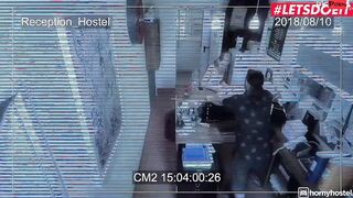 HORNYHOSTEL - (Tiffany Tatum, Mr. Gigantic Fat Dick) - beauty Thin Tourist Romantic Sex With Muscular Stranger Full Tape