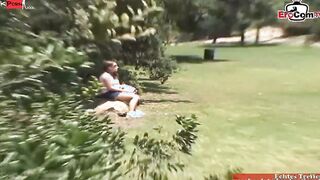 Dark Haired Girl with small boobies getting a facial from the