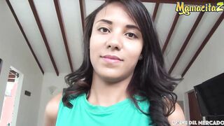 CARNE DEL MERCADO - Latina Waitress Dayana Cruz Fucks Client
