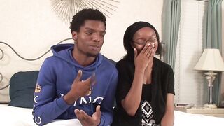 Ebony bimbos gets banged! from behind by her bf inside a private scene