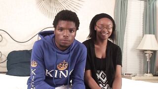 Ebony bimbos gets banged! from behind by her bf inside a private scene