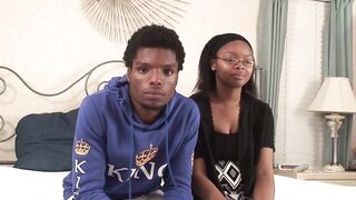 Ebony bimbos gets banged! from behind by her bf inside a private scene
