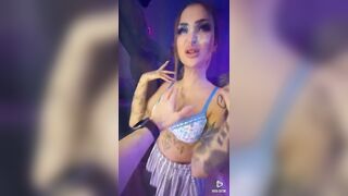 Inked Skank Sucking Off Penis & Anal Fucking