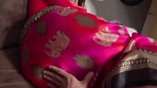 Pregnant Indian Cougar fuck inside butt and vagina by the