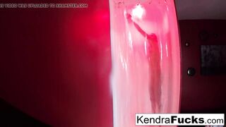 Kendra Cole takes a Bae shower!