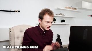 Step Sister Ashley Manson Blows Her Step Brother Alex Jett