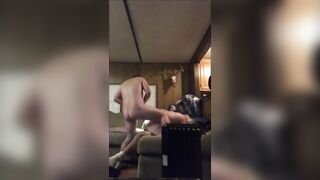 Fat cougar Enjoy Double Penetration