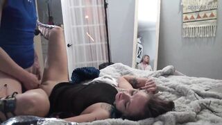 Vulgar milf gets soak twat licked and screwed inside private