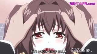 Petite Hentai Girl Blackmailed into First BLowjob