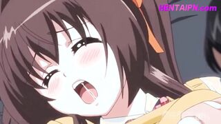 Petite Hentai Girl Blackmailed into First BLowjob