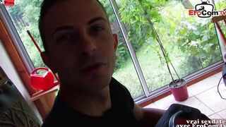 Public sex with a slender dark haired Skank inside pink fishnet underwear