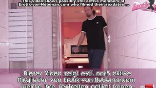 German amateur chick meet User first time and make shy