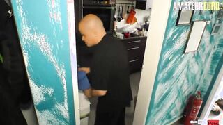 AMATEUREURO - Gigantic Boobs German Older Fucks Turned On Husband