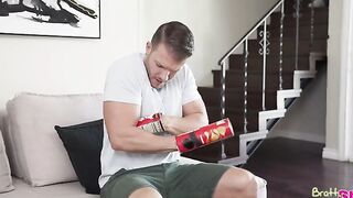 Codey Steele really loves potato chips. His stepsister, Alex Kane, points out that he's addicted. She goes on to wonder