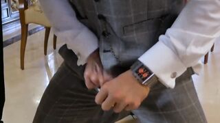 Classy boss dominates his employees tight little butt hole