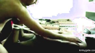 Hogtied fat ebony slave Priscilla