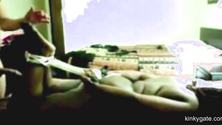 Hogtied fat ebony slave Priscilla