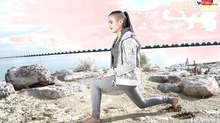 AMATEUREURO - Alice Axx Gigantic Ass Amateur French Bimbo Anal