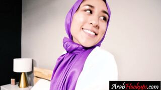 Arab teen shaking ass for online content