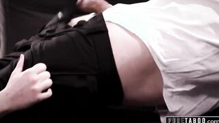 VIRGIN TABOO Whitney Wright Fucks her Intimidating Boss inside Front of his own Stepson