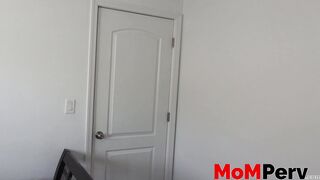 Stepmom Cory Chase sucking a big cock in POV style