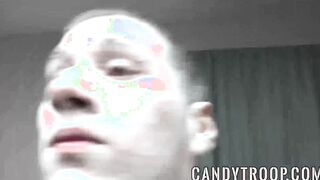 Soldiers get naughty in the shower and start barebacking