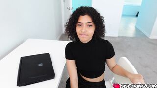 Stepsis lets stepbro touch her privates