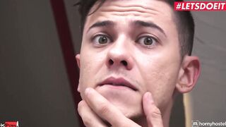 HORNYHOSTEL - (Mary Rock, Tommy Cabrio) - Caught My Roommate Masturbating So I Decide To Fuck Him