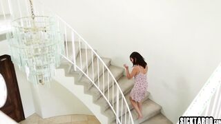 Stepdaughter sucking MILF stepmoms clit