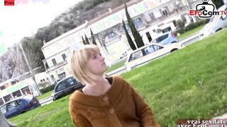 Pick up a petite french women with tiny breasts for sexual 3 hole sex