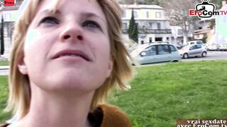 Pick up a petite french women with tiny breasts for sexual 3 hole sex