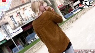 Pick up a petite french women with tiny breasts for sexual 3 hole sex