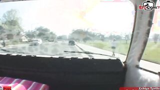 Petite 18yo blonde college cunt with mouth pick up for car sex