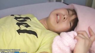 Japanese lovely girlfriend cant refuse good sex