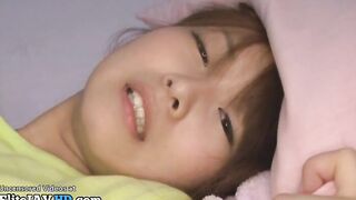 Japanese lovely girlfriend cant refuse good sex