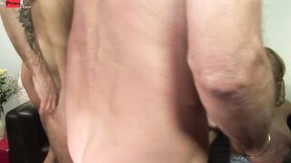 Ebony Angelica And Britney Get Rammed By two Guys