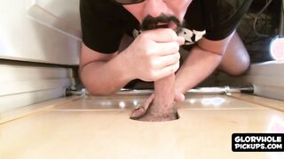 He always aim higher to find the ultimate big dick to suck