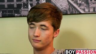 Sexy new twink Zack Love seems like an innocent type