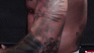 Jim Fit give Alpha Wolfe a good blowjob