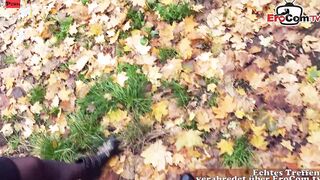 Dark Haired Cougar picked up outside for a nice outdoors banged!