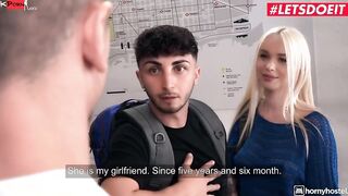 TURNED ON HOSTEL - Cheating Girlfriend Arteya Fucks A Stranger While Her bf Waits - LETSDOEIT