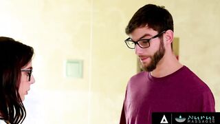 NURUMASSAGE Shy Whitney Wright Becomes Nasty After Seeing Her Crush's Long Dick